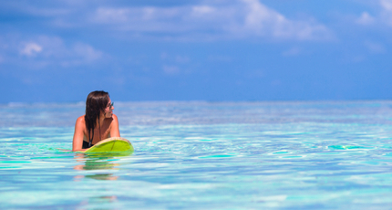 サーフィンの写真